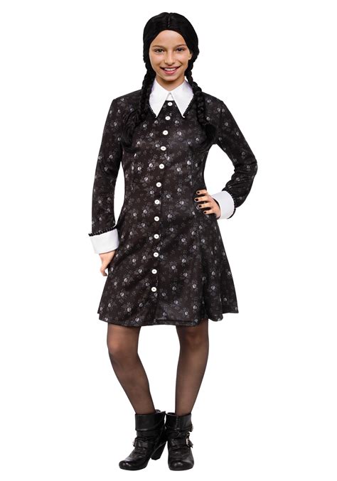 wednesday addams costume|wednesday addams costume for girls.